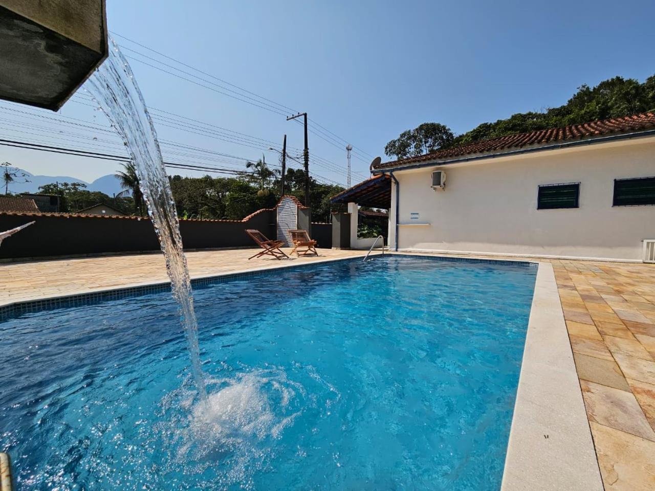 הוילה Casa Com Quadra De Areia Boraceia Sao Sebastiao מראה חיצוני תמונה
